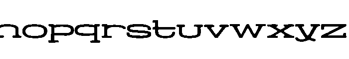 Moccasin Font LOWERCASE