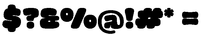 Mocha Mochi Regular Font OTHER CHARS