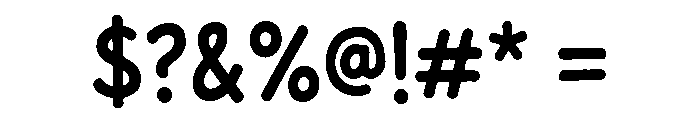 Mochaily Regular Font OTHER CHARS