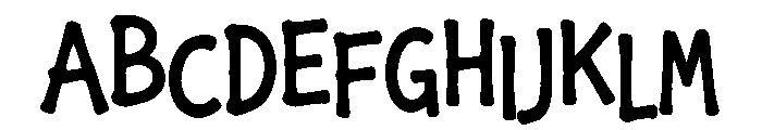 Mochaily Regular Font UPPERCASE