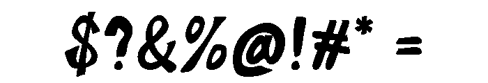 Mochi Boom Font OTHER CHARS
