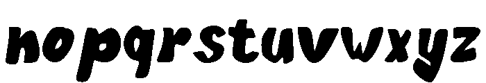 Mochi Boom Font LOWERCASE
