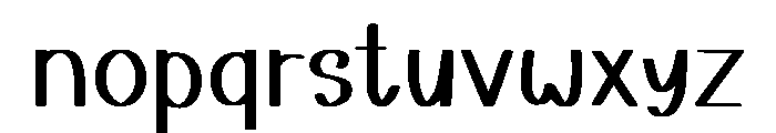Mochi Love Font LOWERCASE
