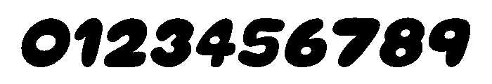 Mochi Soda Solid Italic Font OTHER CHARS