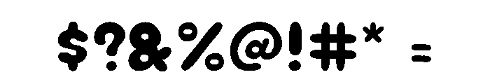 Mochi Soda Solid Italic Font OTHER CHARS