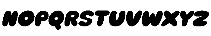 Mochi Soda Solid Italic Font UPPERCASE