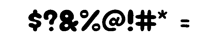 Mochi Soda Solid Font OTHER CHARS