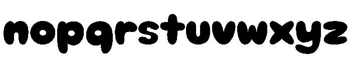 Mochi Soda Solid Font LOWERCASE
