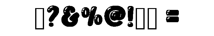 Mochi Toons Regular Font OTHER CHARS