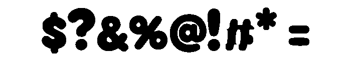 Mochibo Font OTHER CHARS
