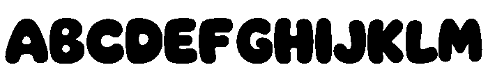 Mochibo Font UPPERCASE