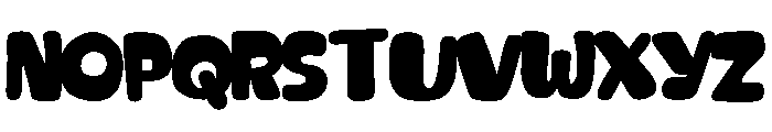 Mochimo Black Font UPPERCASE