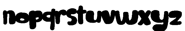 Mochimo Black Font LOWERCASE