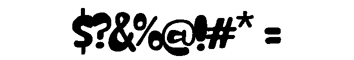 Mochimo Regular Font OTHER CHARS