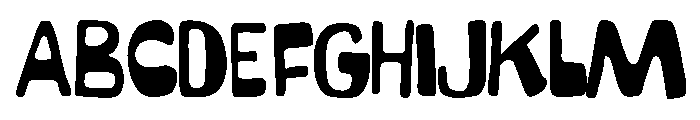 Mochimo Thin Font UPPERCASE