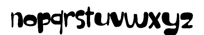 Mochimo Thin Font LOWERCASE