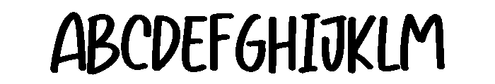 Mochiyo Font UPPERCASE