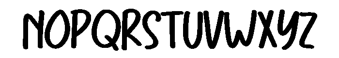 Mochiyo Font UPPERCASE