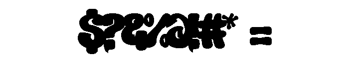 Mock Bear Font OTHER CHARS