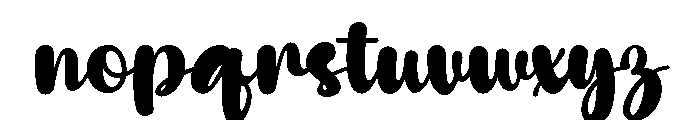 Mocka Ameliya Font LOWERCASE