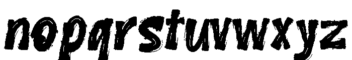 Mockate-Regular Font LOWERCASE
