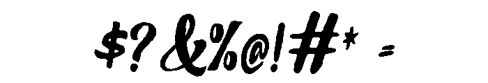 Mocktails Sunday Script Font OTHER CHARS