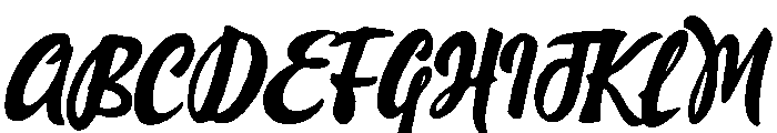 Mocktails Sunday Script Font UPPERCASE