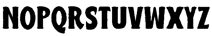 Mocktails Sunday Serif Font LOWERCASE