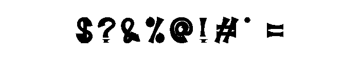 Mockup Bookmark Font OTHER CHARS