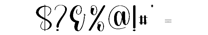 Mockup Highland Font OTHER CHARS