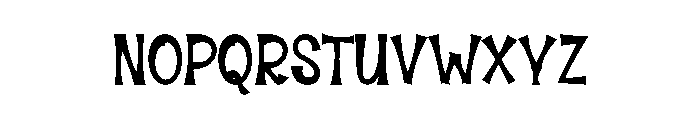 Mockup Sample Font UPPERCASE