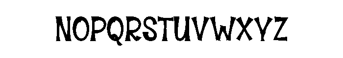 Mockup Sample Font LOWERCASE