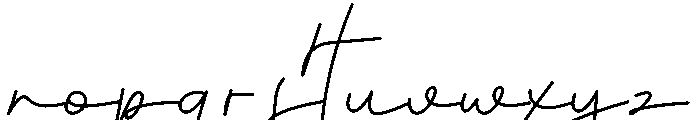 Mockup Softball Font LOWERCASE