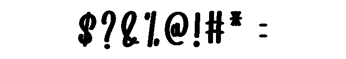 Mocup Design Font OTHER CHARS