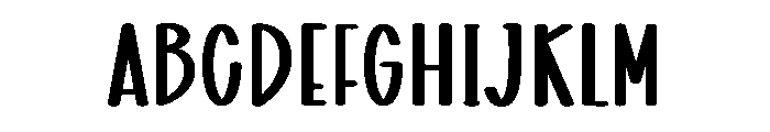 Mocup Design Font UPPERCASE