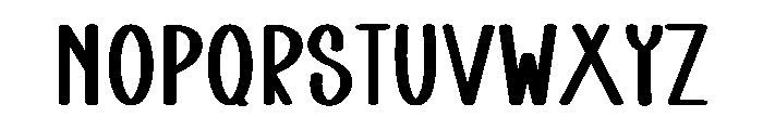 Mocup Design Font UPPERCASE