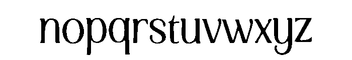 Moda Fashion Tech Font LOWERCASE