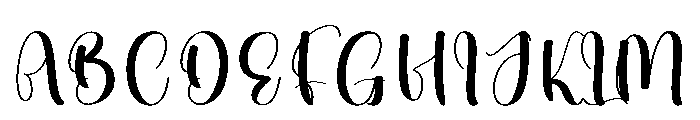 Moddy Font UPPERCASE
