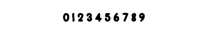 Modem Font OTHER CHARS