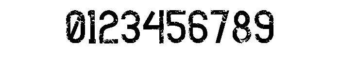 Modena Distress Regular Font OTHER CHARS