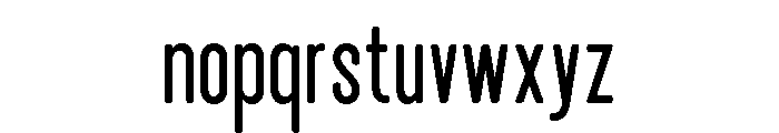 Modentra Regular Font LOWERCASE