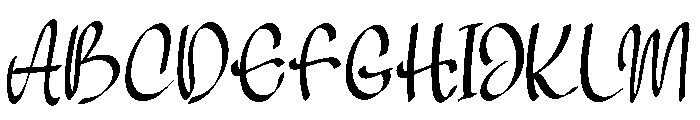 Modenza Font UPPERCASE