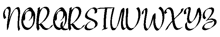 Modenza Font UPPERCASE