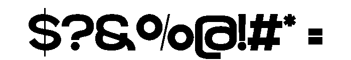 Modeone Regular Font OTHER CHARS