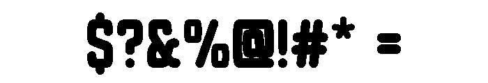 Moderga Font OTHER CHARS