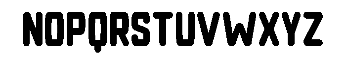 Moderga Font UPPERCASE