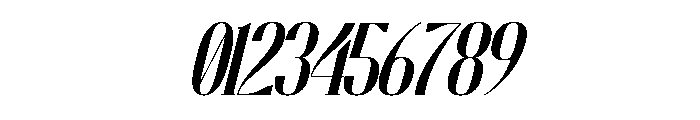 Moderica Italic Font OTHER CHARS