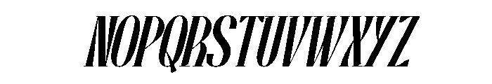 Moderica Italic Font UPPERCASE