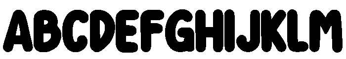 Modern Baby Regular Font UPPERCASE