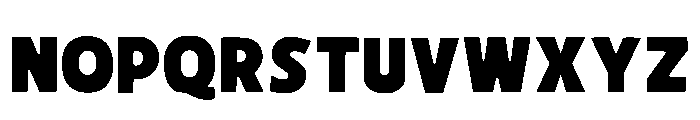 Modern Bold Regular Font UPPERCASE